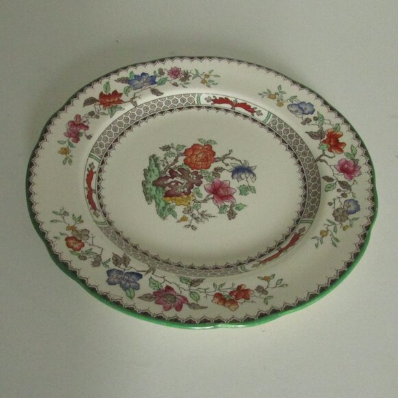 Vintage 7.5" salad plate, Chinese Rose design, Copeland Spode (Lot 3) - Picture 6 of 12